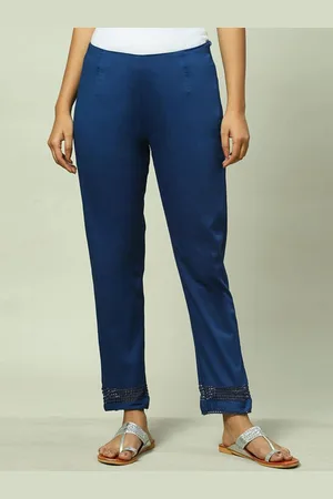 Rangriti Women Relaxed Straight Leg Slim Fit Trousers
