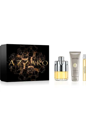 Azzaro Men Wanted Set - EDP 100ml+Hair Body Shampoo 75ml+EDP 10ml