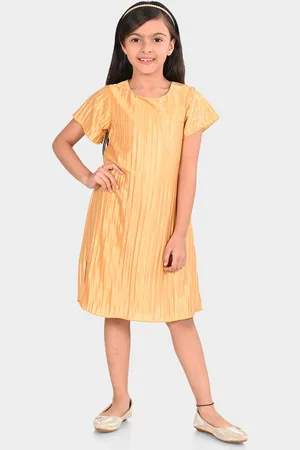 BONKIDS Striped A-Line Dress