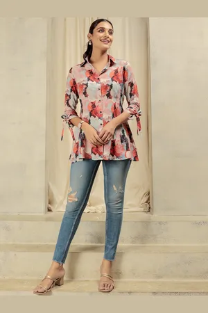 BAESD Women Standard Printed Casual Shirt