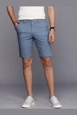 Louis Philippe Men Slim Fit Chino Shorts
