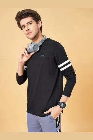Pantaloons Men pure cotton Polo Collar Applique Slim Fit T-shirt