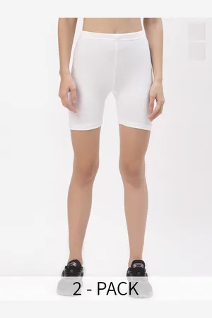 Florett Women Pack of 2 Skinny Fit Sports Shorts