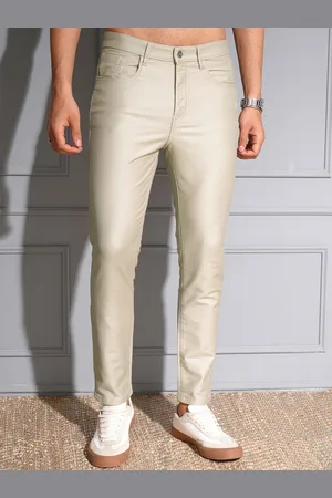 LocoMotive Men Premium Mid Rise Taperd Ankel Length Trouser