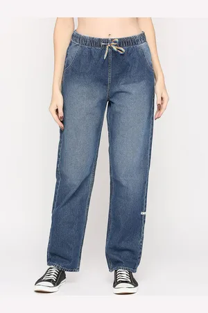 SPYKAR Women Comfort Relaxed Fit High-Rise Clean Look Heavy Fade Jeans
