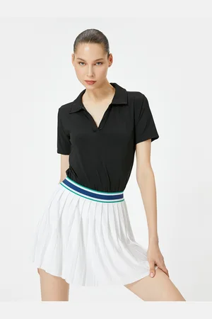 Koton Women Polo Collar T-shirt