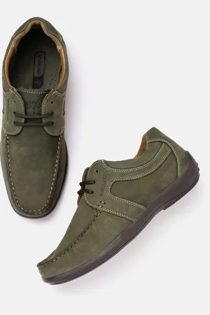 Woodland Men Nubuck Leather Derbys