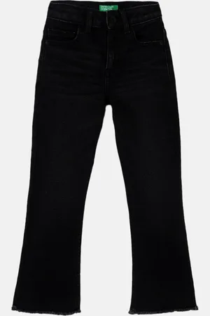 Benetton Girls Clean Look Mid Rise Bootcut Jeans