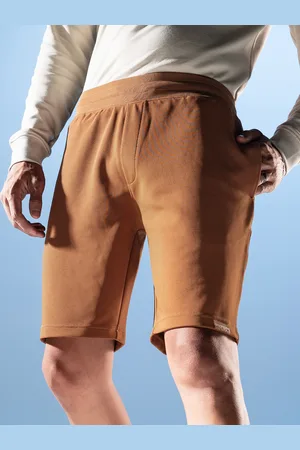 DaMENSCH Men Solid Premium Regular Fit Ottoman Textured Shorts
