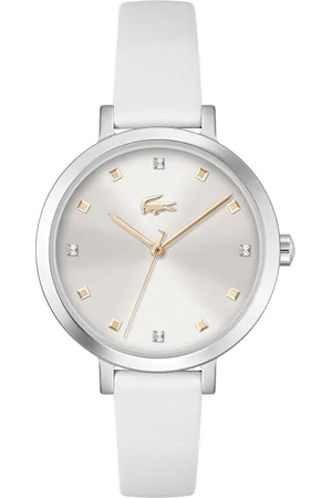 Lacoste Women Riga Leather Analogue Watch 2001366-Grey