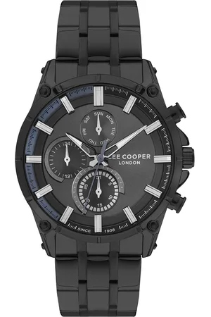 Lee Men Brass Stainless Steel Bracelet Style Straps Digital Watch LC07532.650