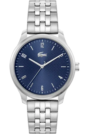 Lacoste Men Patterned Dial & Stainless Steel Bracelet Style Straps Analogue Watch 2011325