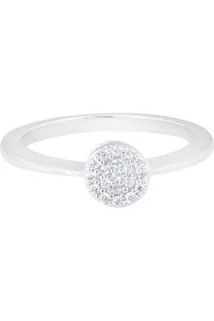 HIFLYER JEWELS 925 Sterling Silver Stone-Studded Finger Ring