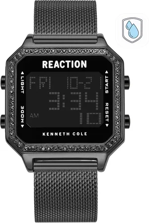 Kenneth Cole Women Black Dial & Black Straps Digital Watch-KRWGJ9007901