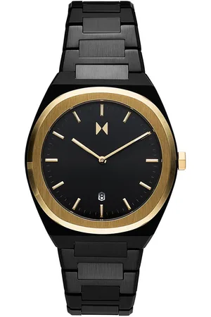 MVMT Men Black Dial & Stainless Steel Bracelet Style Straps Analogue Watch 28000169