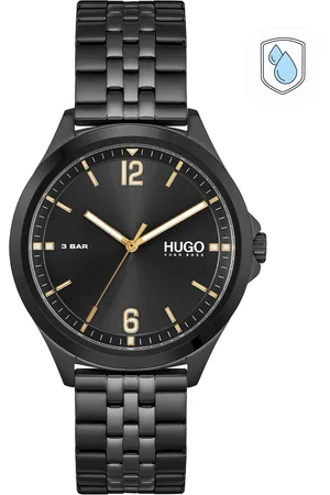 HUGO BOSS Men Black Suit Bracelet Style Analogue Watch 1530218