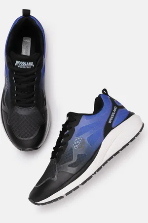 Woodland Men Mesh Woven Design Running Shoes