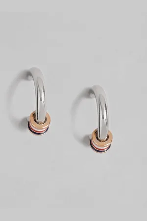 Tommy Hilfiger Classic Half Hoop Earrings