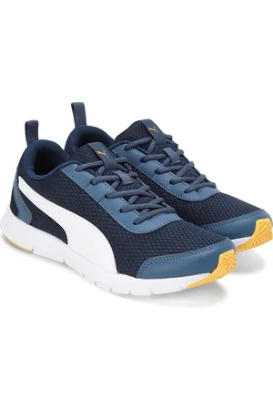 PUMA Racer Kids Textured Lace-Up Casual Sneakers
