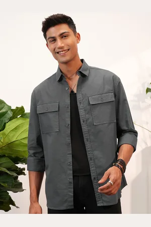 LocoMotive Premium Utility Pocket Cotton Relaxed Shirt