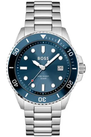 HUGO BOSS Men Stainless Steel Bracelet Style Straps Analogue Watch 1513916