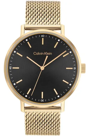 Calvin Klein Men Modern Mesh Stainless Steel Bracelet Style Analogue Watch 25200049