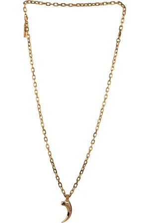 Police Men Gold-Toned Stainless Steel Necklace
