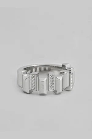 Calvin Klein Women Luster Stone Studded Finger Ring