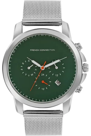 French Connection Czar Men Stainless Steel Bracelet Style Straps Analogue Watch FCN00054E