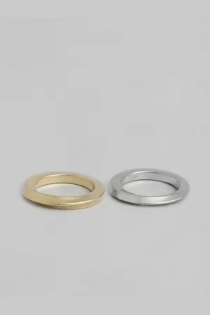 Calvin Klein Women Set of 2 Twisted Ring