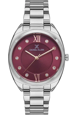 Daniel Klein Women Embellished Dial Bracelet Style Straps Analogue Watch DK 1 13398-2