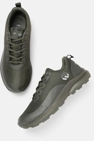 Woodland Men Mesh Woven Design Running Shoes