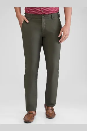 ColorPlus Men Slim Fit Mid-Rise Chinos Trousers