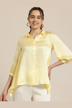HERE&NOW Puff Sleeves Shirt Style Top