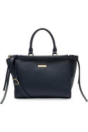 Giordano Navy Blue Solid Handheld Bag