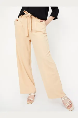 Max Collection Women Mid-Rise Parallel Trousers