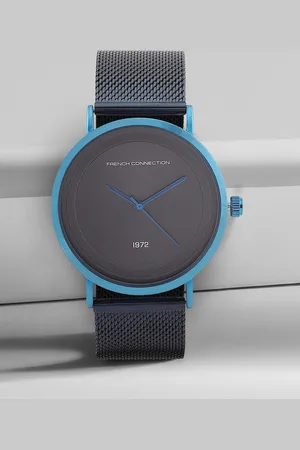 French Connection Men Stainless Steel Bracelet Style Straps Analogue Watch FCN00043F