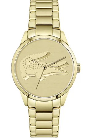 Lacoste Women Gold-Toned Ladycroc Analogue Watch 2001175