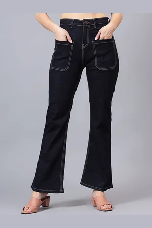 BAESD Women Comfort Bootcut Mid-Rise Stretchable Jeans