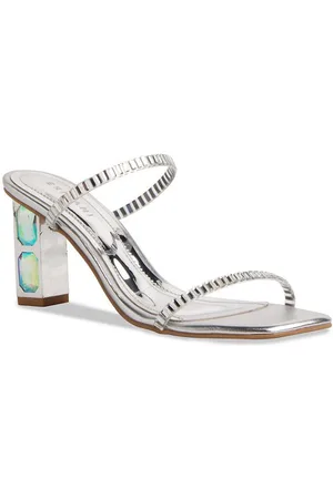 ERIDANI Sophie Embellished Block Heel Sandal