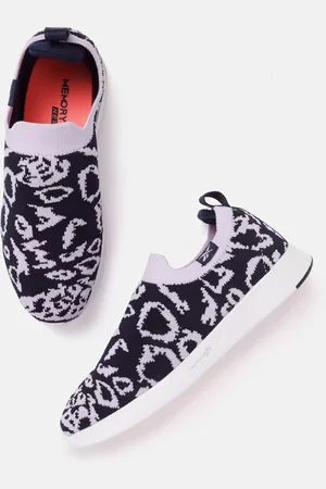Reebok Women comfy Activator Slip Woven Design Walking Shoes