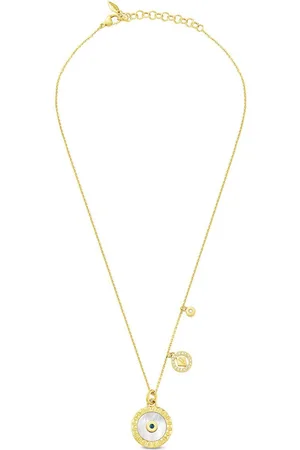 Police Stainless Steel Artificial Stone Studded Necklace