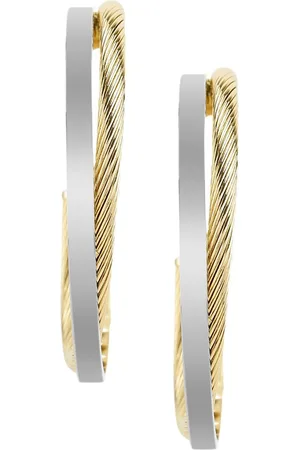 Daniel Klein Contemporary Half Hoop Earrings