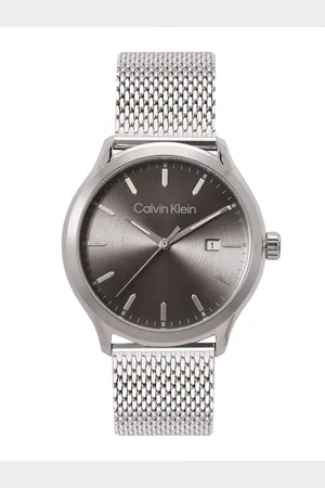 Calvin Klein Men Define Bracelet Style Analogue Watch 25200352-Grey