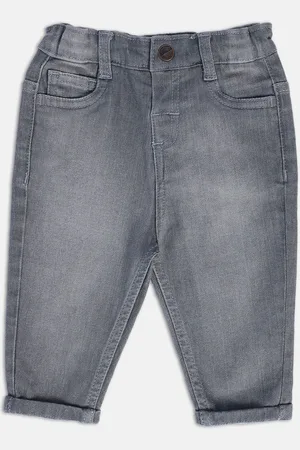 MINI KLUB Boys Cotton Clean Look Heavy Fade Stretchable Jeans