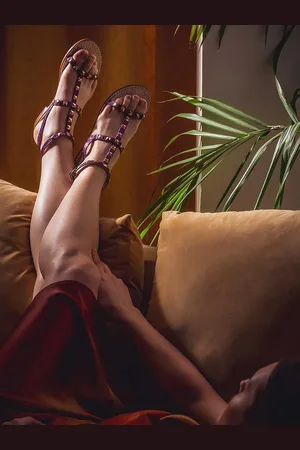 SAINT G. Women Printed Open Toe Flats