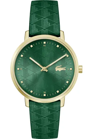 Lacoste Women Crocorigin Leather Analogue Watch 2001355-Green