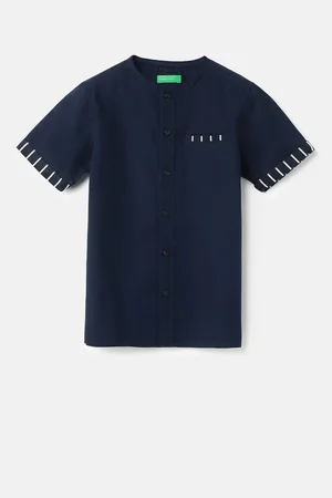 Benetton Boys Opaque Casual Shirt