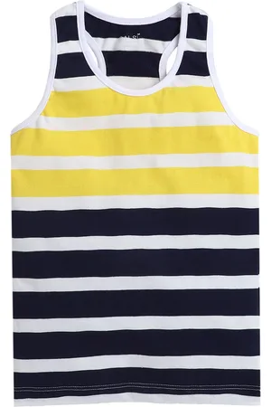 BAESD Girls Striped Pure Cotton Tank Top