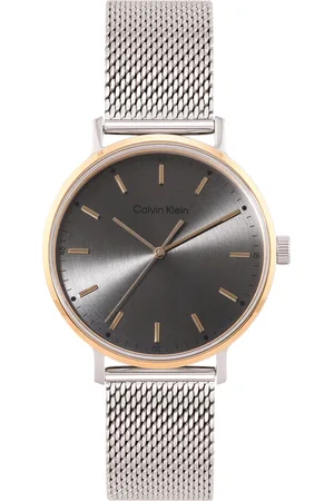 Calvin Klein Men Modern Mesh Braided Straps Analogue Watch 25200047-Grey